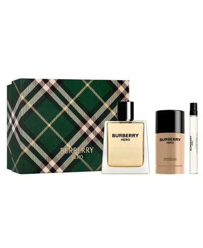 Burberry 3-piece Hero Eau De Toilette Gift Set In No Color