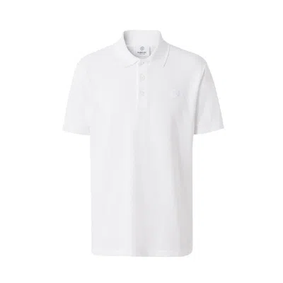 Burberry 【到手价4370起】博柏利新款男装标识polo衫短袖t恤 8043123 In White