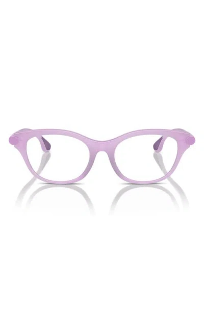 Burberry Kids'  45mm Square Optical Glasses In Brown