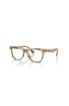 Burberry 45mm Square Optical Glasses In Neutral
