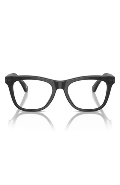 Burberry Kids'  47mm Square Optical Glasses In Brown