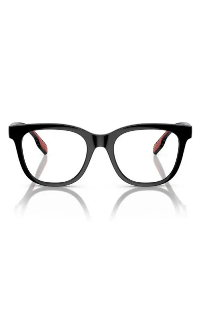 Burberry Kids'  47mm Square Optical Glasses In Brown