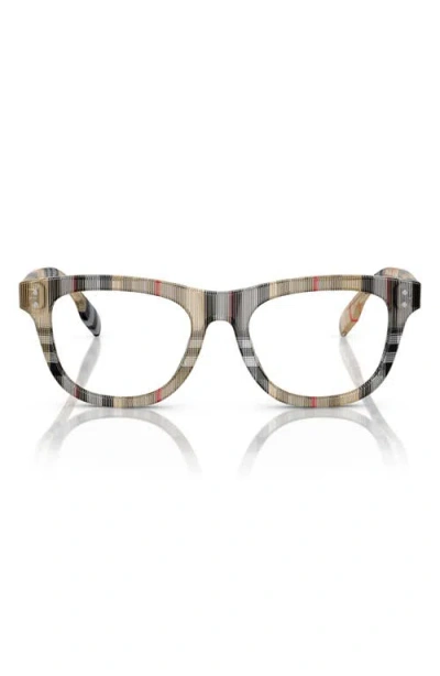 BURBERRY BURBERRY 47MM SQUARE OPTICAL GLASSES