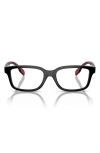 Burberry Kids'  48mm Rectangular Optical Glasses In Black