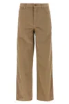 Burberry Trousers Featuring Wide Leg And 5 Pockets In Brown