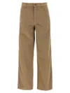 Burberry Trousers Featuring Wide Leg And 5 Pockets In Multicolor