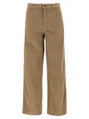 Burberry Trousers Featuring Wide Leg And 5 Pockets In Multicolor