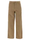 Burberry Trousers Featuring Wide Leg And 5 Pockets In Multicolor