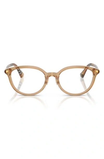 Burberry 50mm Phantos Optical Glasses In Gold