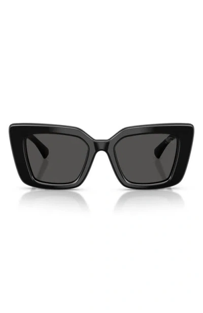 Burberry 51mm Cat Eye Sunglasses In Black