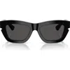 Burberry Eyewear Rectangular Frame Sunglasses In Black