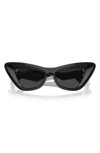 Burberry 51mm Cat Eye Sunglasses In Gray