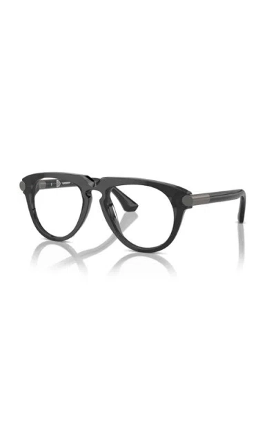 Burberry 51mm Pilot Optical Glasses In Black