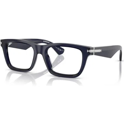 Burberry 51mm Rectangle Optical Glasses In Blue
