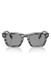 Burberry 51mm Rectangular Sunglasses In Grey