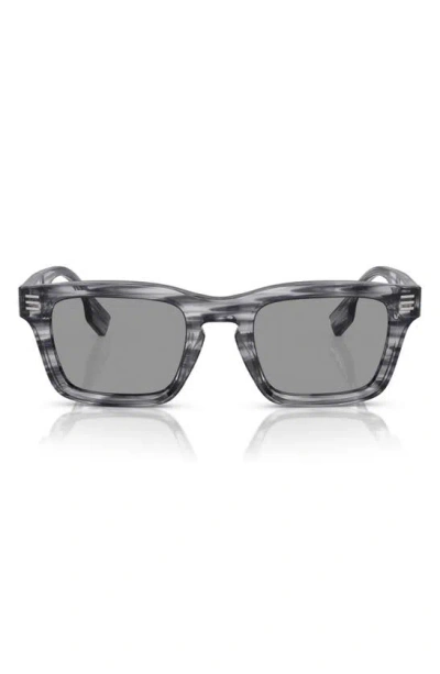 Burberry 51mm Rectangular Sunglasses In Grey