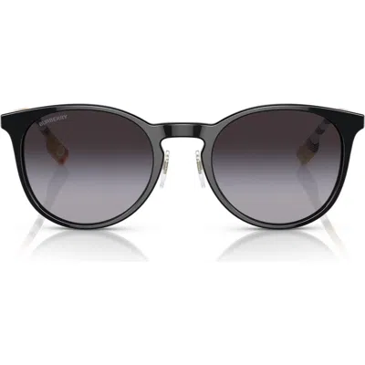 BURBERRY BURBERRY 51MM ROUND SUNGLASSES