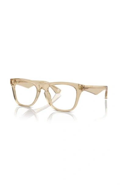 Burberry 51mm Square Optical Glasses In Neutral