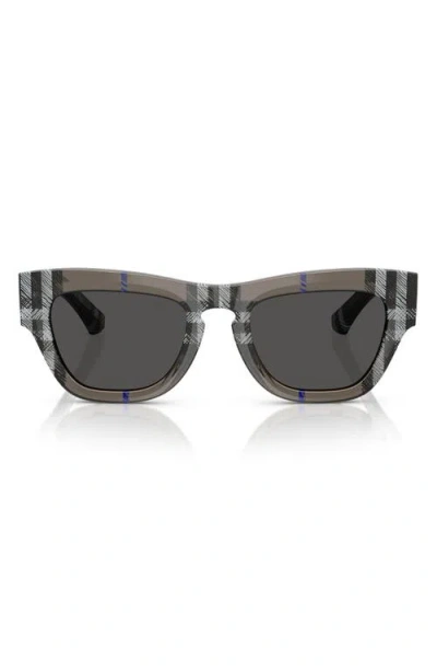 Burberry Men's Be4440u Irregular Sunglasses In Dark Green