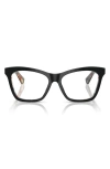 Burberry 52mm Cat Eye Optical Glasses In Black