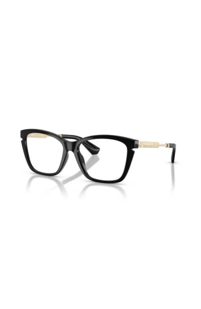 Burberry 52mm Cat Eye Optical Glasses In Black
