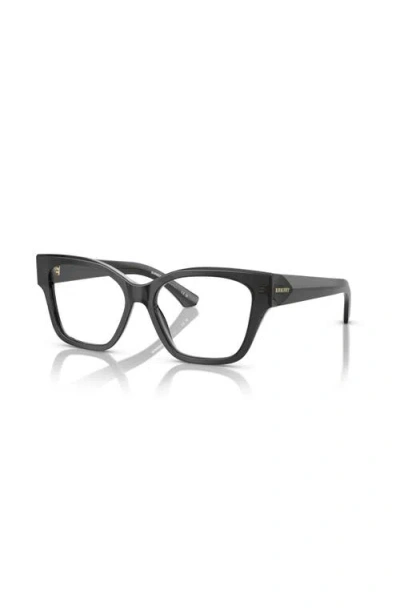 Burberry 52mm Cat Eye Optical Glasses In Gray