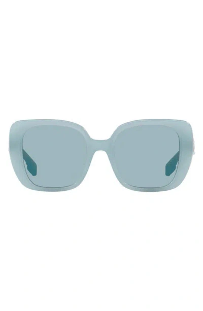 Burberry 52mm Gradient Square Sunglasses In Azure