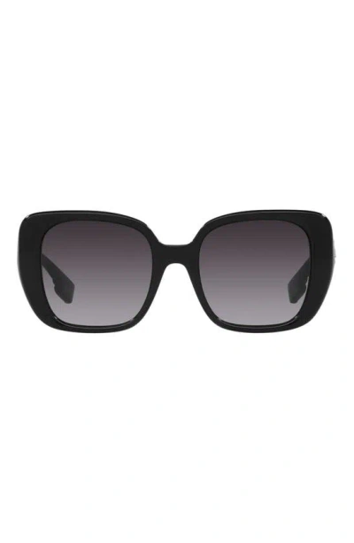 Burberry 52mm Gradient Square Sunglasses In Black