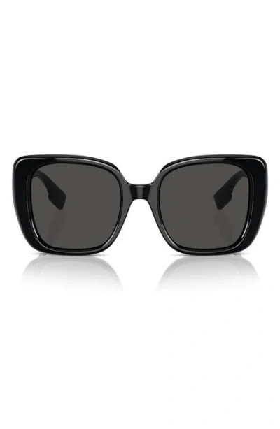 Burberry 52mm Gradient Square Sunglasses In Dark Grey