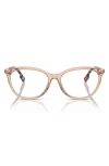 Burberry 52mm Phantos Optical Glasses In Neutral