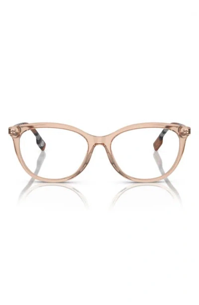 Burberry 52mm Phantos Optical Glasses In Neutral