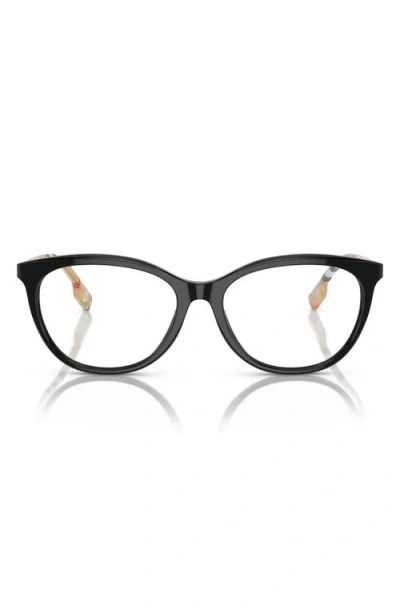 Burberry 52mm Phantos Optical Glasses In Black