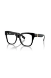 Burberry 52mm Square Optical Glasses In Black