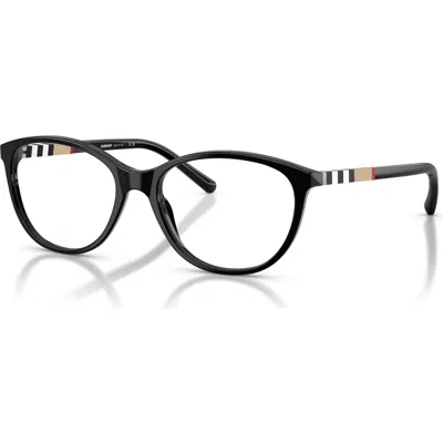Burberry 52mm Square Optical Glasses In Black