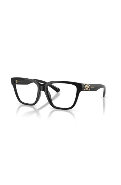 Burberry 52mm Square Optical Glasses In Black