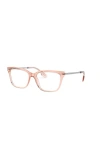 Burberry 52mm Square Optical Glasses In Brown