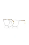 Burberry 52mm Square Optical Glasses In White