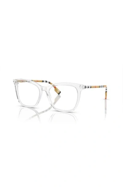 Burberry 52mm Square Optical Glasses In White