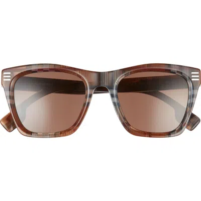 Burberry 52mm Square Sunglasses In Brown
