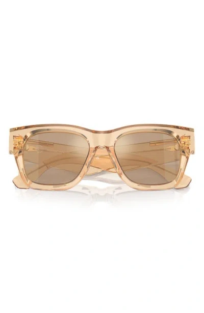 Burberry 52mm Square Sunglasses In Gold