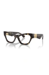 Burberry 53mm Cat Eye Optical Glasses In Brown