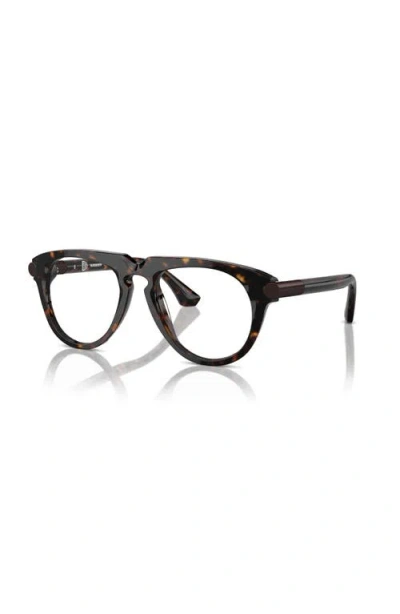 Burberry 53mm Pilot Optical Glasses In Brown