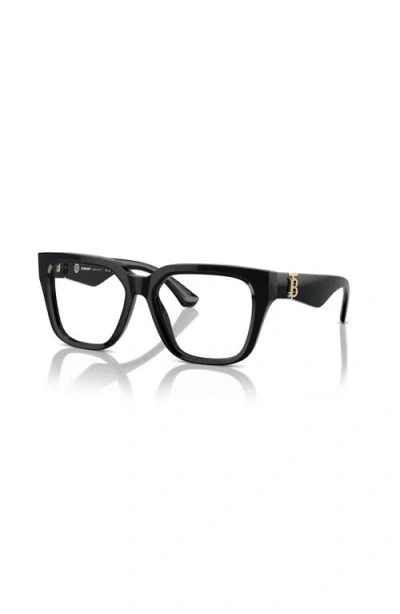 Burberry 53mm Square Optical Glasses In Black