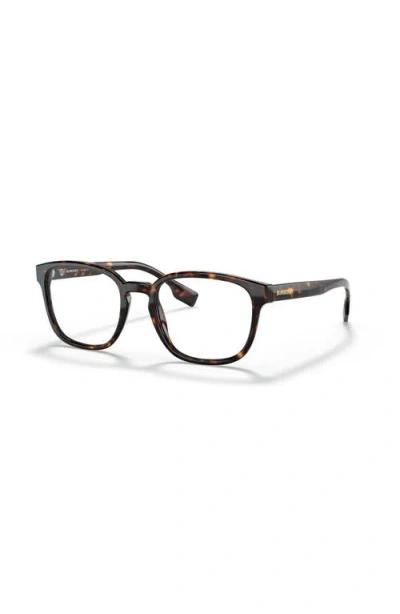 Burberry 53mm Square Optical Glasses In Brown