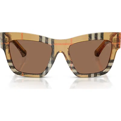 BURBERRY BURBERRY 53MM SQUARE SUNGLASSES