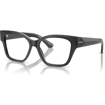 Burberry 54mm Cat Eye Optical Glasses In Black
