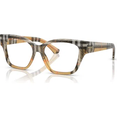 BURBERRY BURBERRY 54MM CAT EYE OPTICAL GLASSES