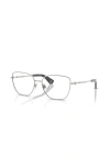 Burberry 54mm Cat Eye Optical Glasses In Gray