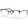 Burberry 54mm Cat Eye Optical Glasses In Multi