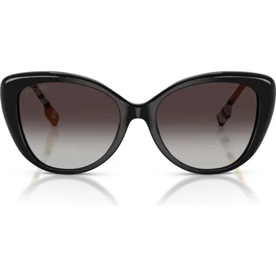 Burberry 54mm Gradient Cat Eye Sunglasses In Multi